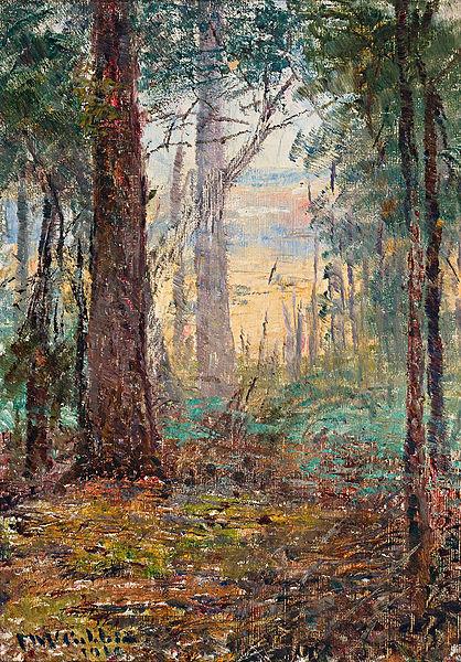 Frederick Mccubbin Forest Macedon china oil painting image